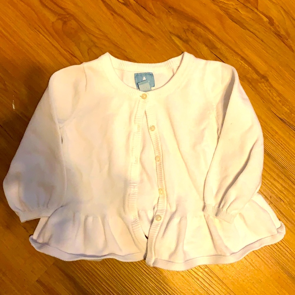 Girls White Sweater